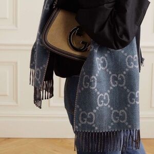 Double Face GG scarf